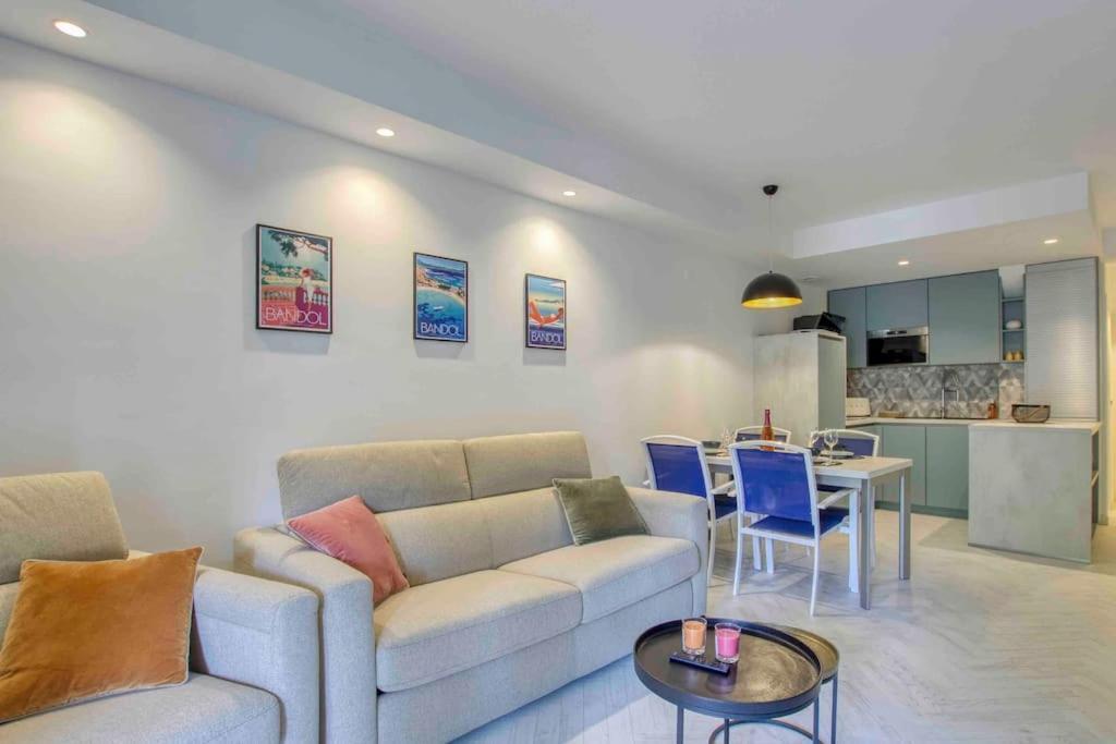 Appartement Piscine Tennis Acces Prive Plage Joia Sanary-sur-Mer Bagian luar foto